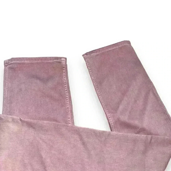 NWT PAIGE LENNOX Slim Fit Jeans Stretch  W33 Straight Pink Casual City Offcie - Picture 7 of 12